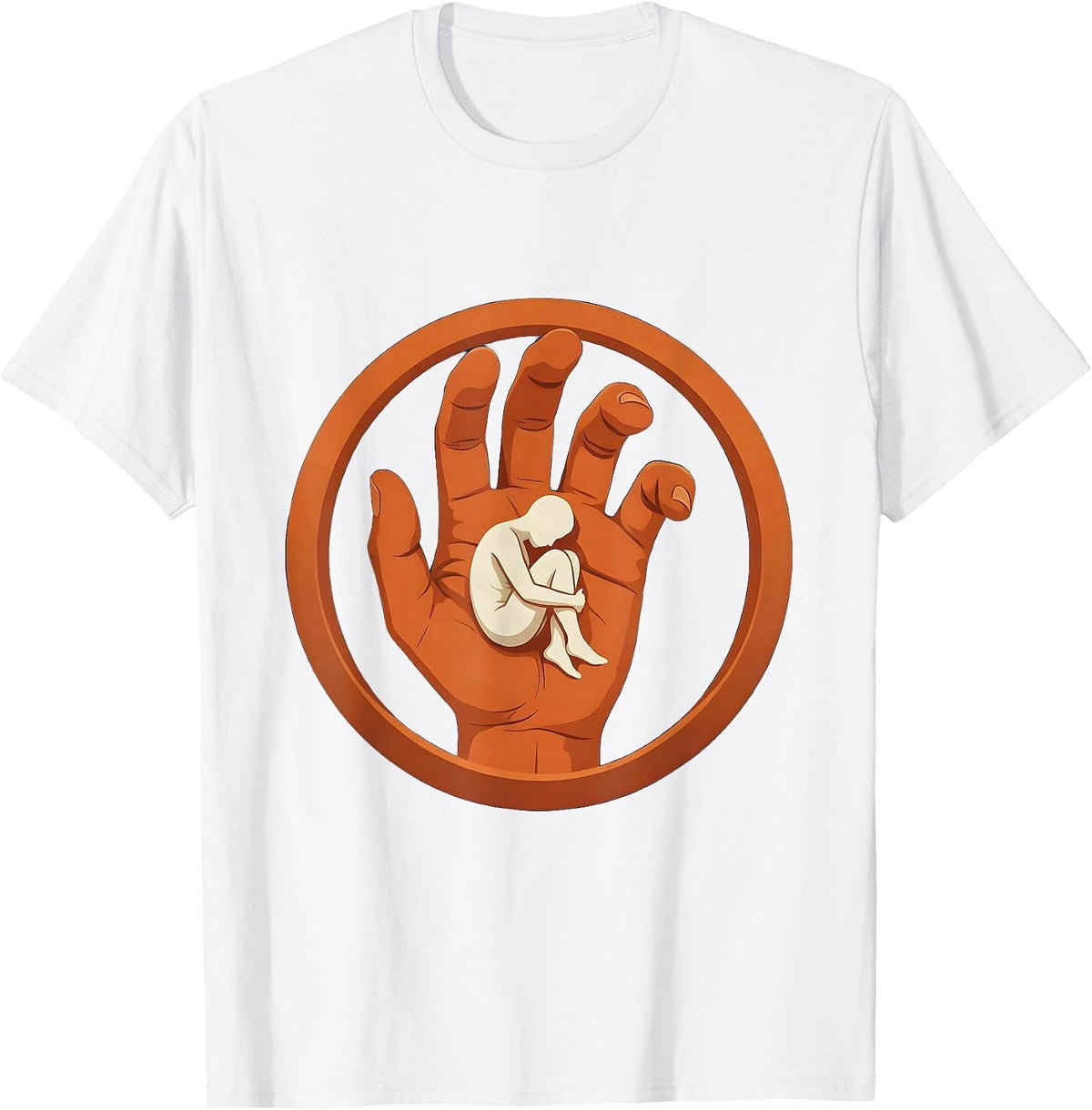 Men's Mental Health Matters Sheltered Figure Graphic T-Shirt - White