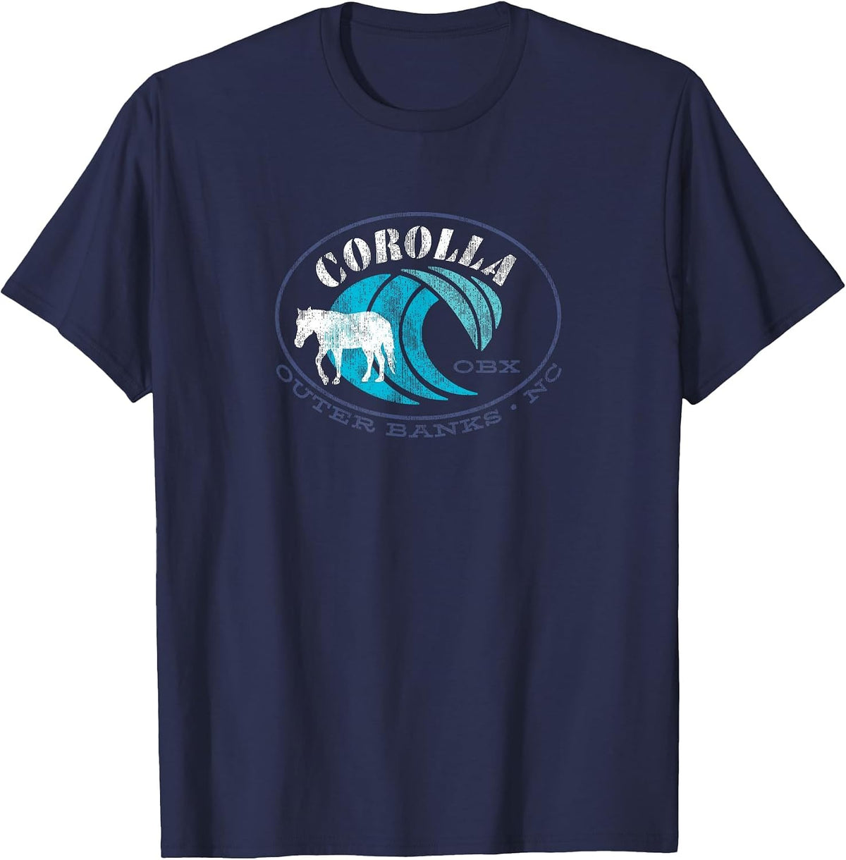 Corolla Wild Horse T-Shirt - Navy Blue
