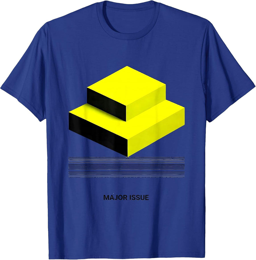 Major Issue Minimalist Music Lover Humor Gift T-Shirt - Royal Blue
