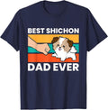 Best Shichon Dad Ever T-Shirt - Navy Blue
