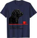 Coffee, My English Springer Spaniel, And Maybe Two People T-Shirt - Navy Blue