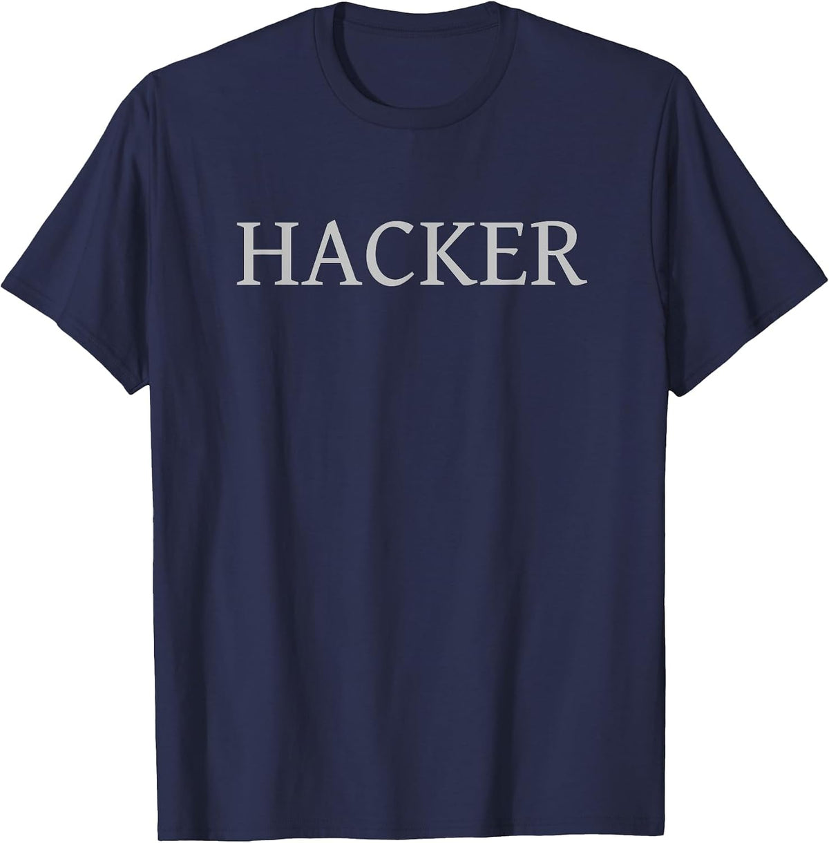 Lazy Russian Hacker Easy Halloween Costume-Certified Hacker T-Shirt - Navy Blue