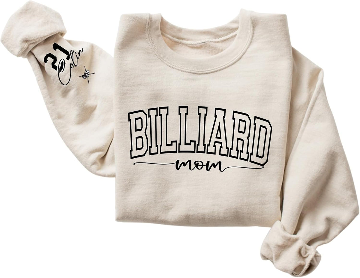 Custom Sport Mom Sweatshirt with Kids Names and Jersey Number, Personalized Sports Mama Shirt for Women, Sport Mom - 1