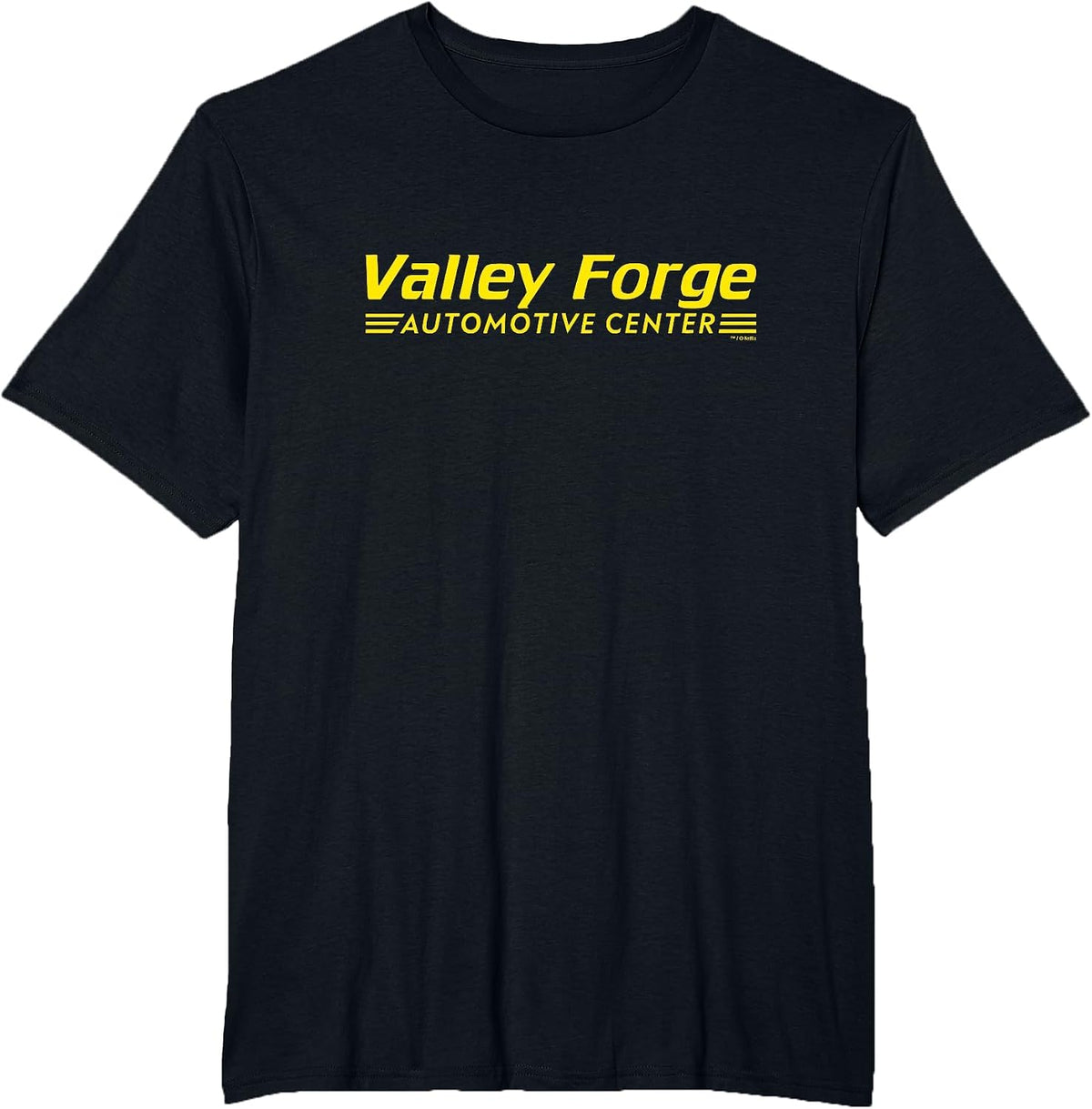 Tires Valley Forge Automotive Costume Netflix Official Merch T-Shirt - Black