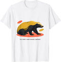 Men's I'm A Sweet Honey Badger, Unafraid Funny Animal Lover Gift T-Shirt - White