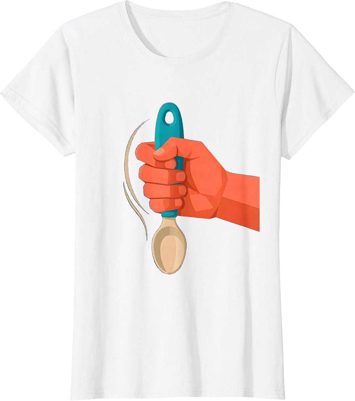 Adaptive Spoon Occupational Therapy Graphic T-Shirt - White