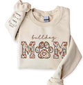 CHILLEVER Personalized Embroidered Dog Mom Sweatshirt, Dog Mama Crewneck, Gift for Mom, Pet Name On The Sleeve - M1
