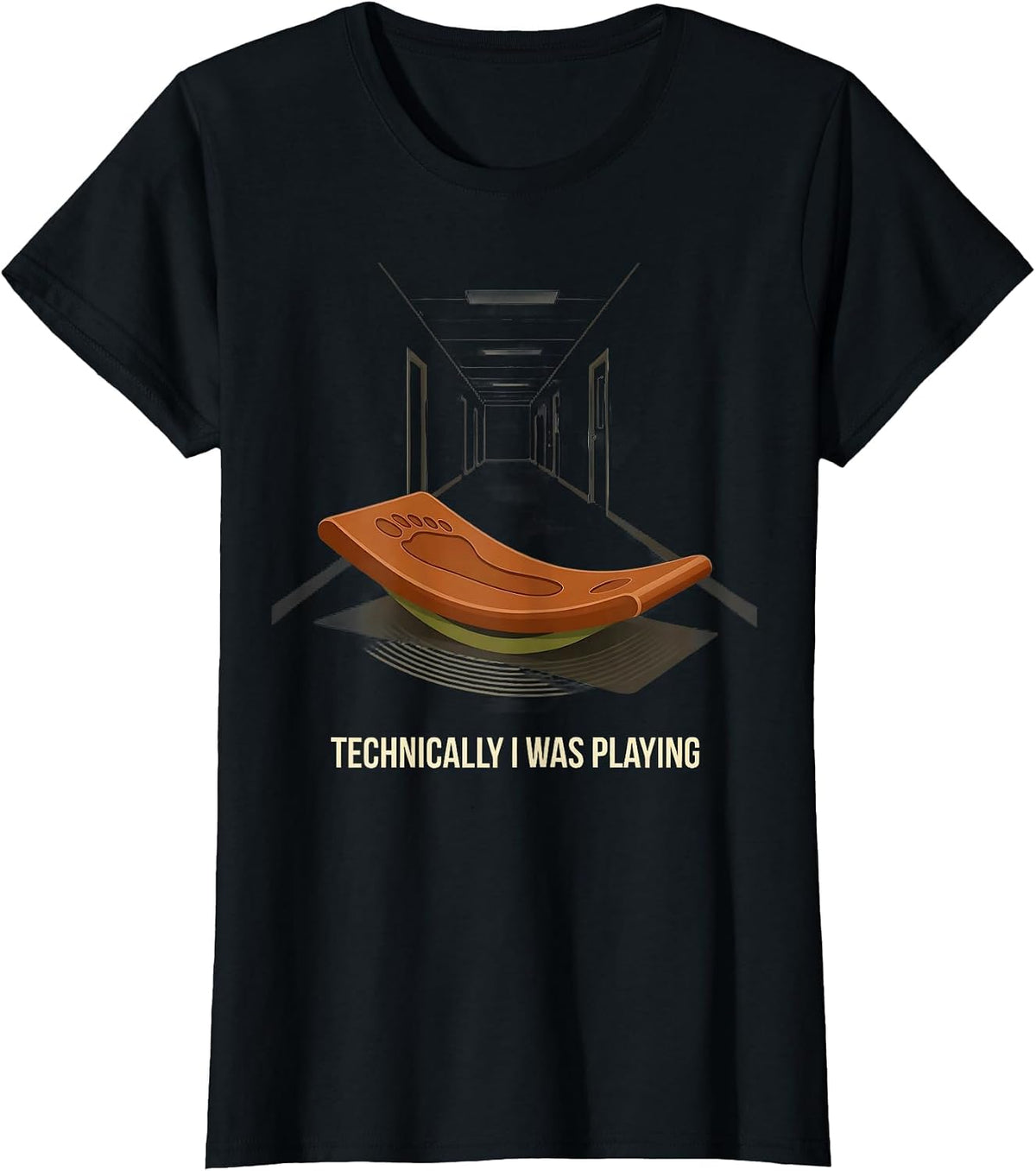 Technically I Was Playing Funny Pediatric OT Therapist T-Shirt - Black