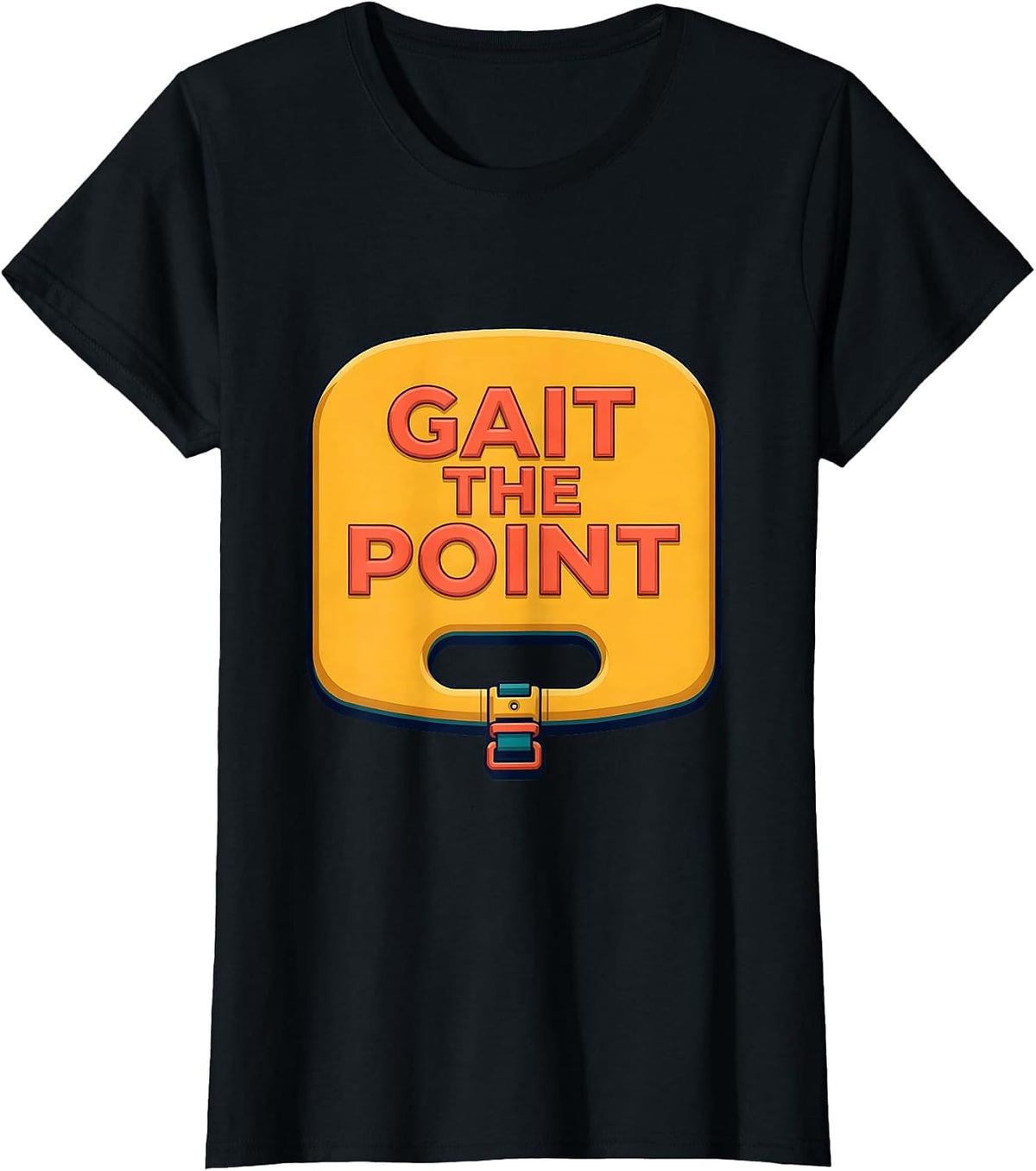 Gait The Point Funny Physical Therapist PT OT Gift T-Shirt - Black