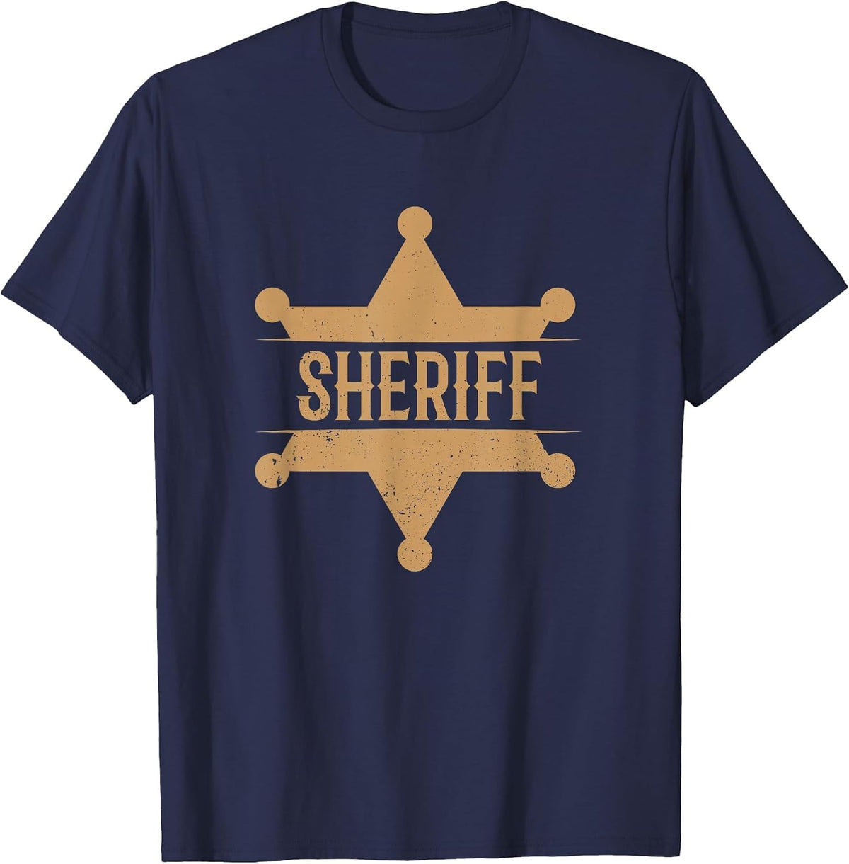 Unisex Sheriff Law Enforcement T-Shirt - Navy Blue