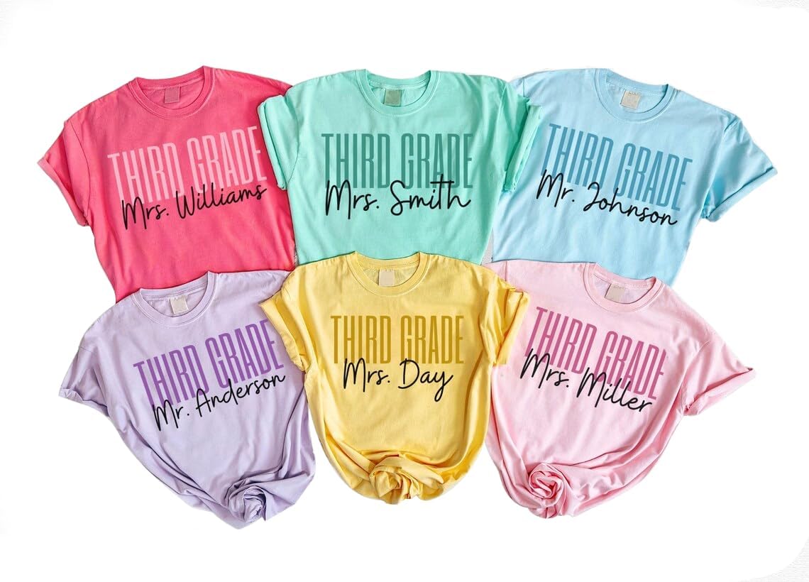 Personalized Teacher Shirt, Shirt Gift for Teacher, Teachers Team T-Shirt, Teachers Gift - N3