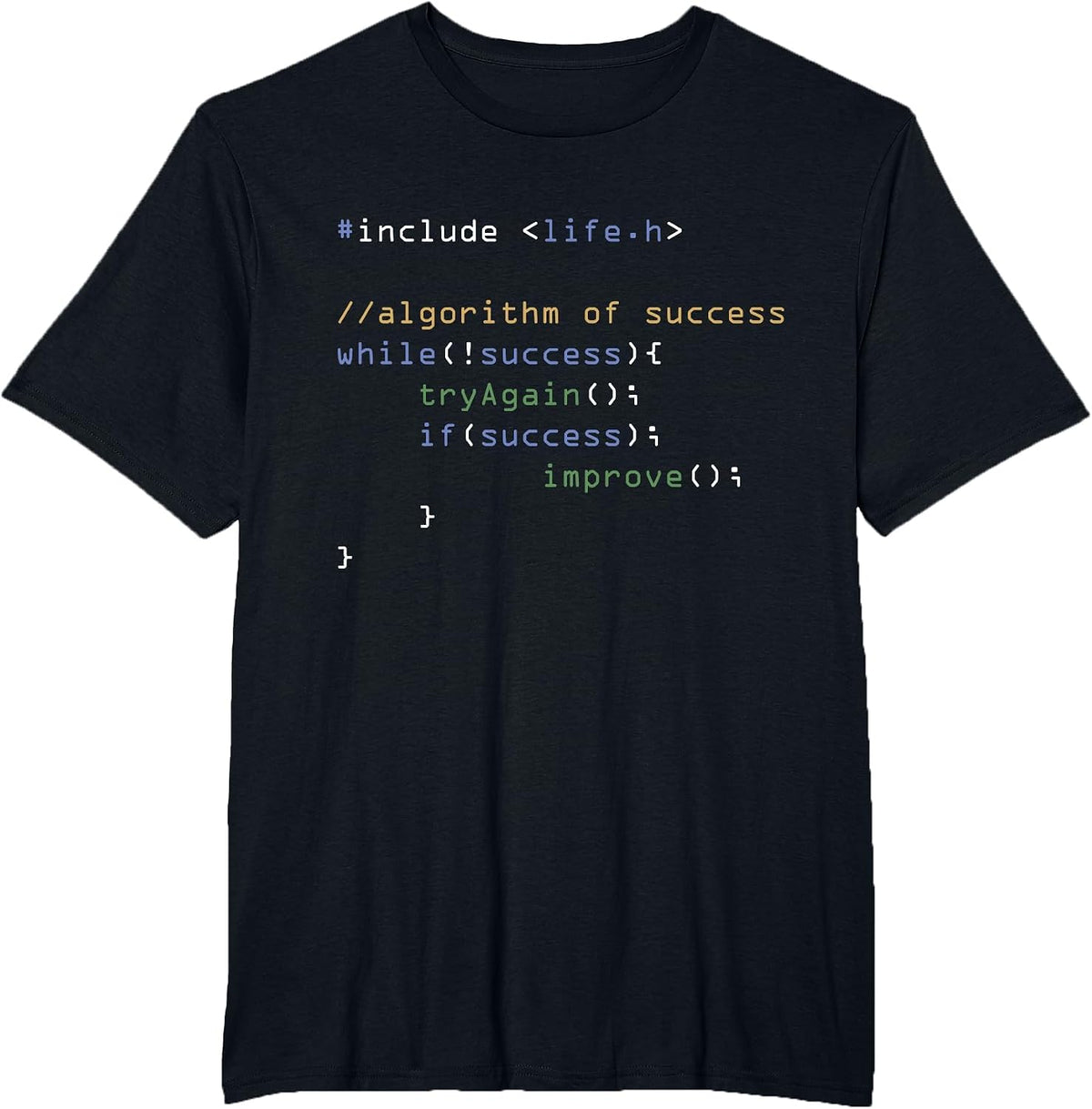 Programming Computer Science Code Algorithm Software Engineer T-Shirt - Black