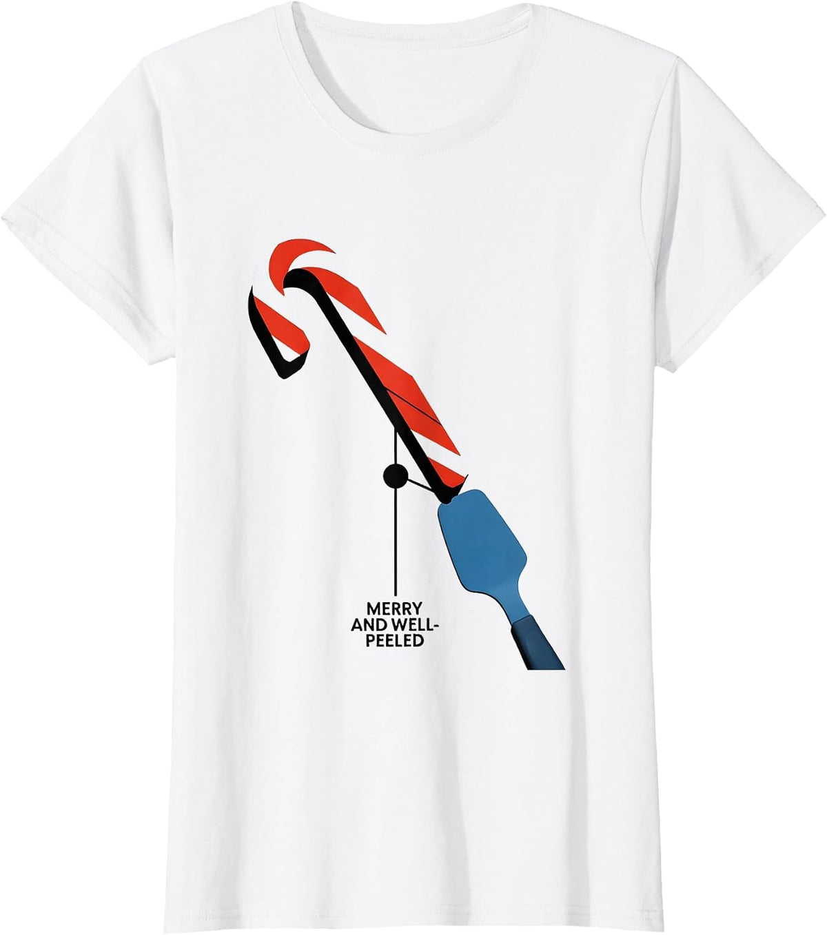 Women's Merry And Well-Peeled Bauhaus Modernist Esthetician T-Shirt - White