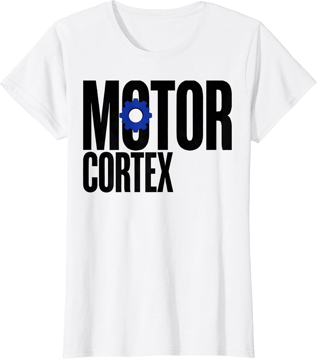 Women's Motor Cortex Swiss International Science Humor Neuroscience T-Shirt - White