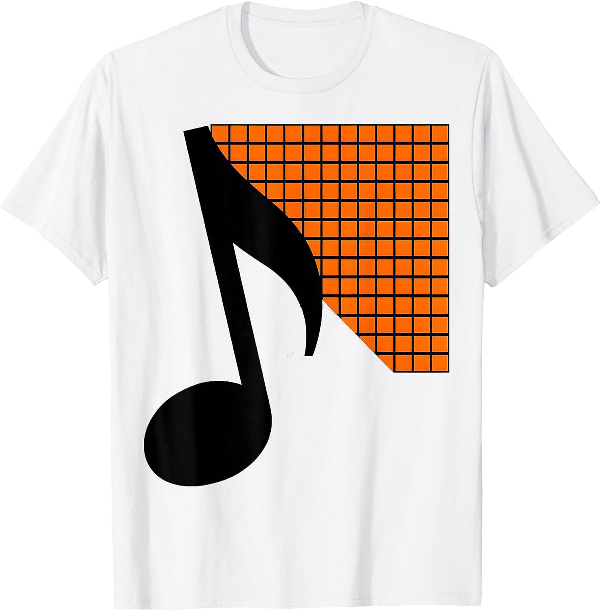 Men's Brutalist Eighth Note School Specials Teacher Humor T-Shirt - White