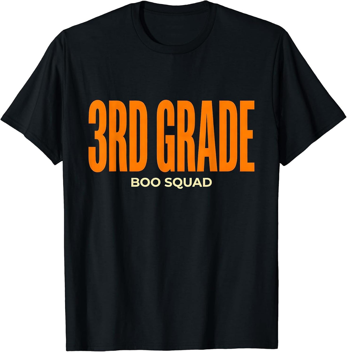 Men's 3rd Grade Boo Squad Spooky Third Grade Halloween Teacher T-Shirt - Black