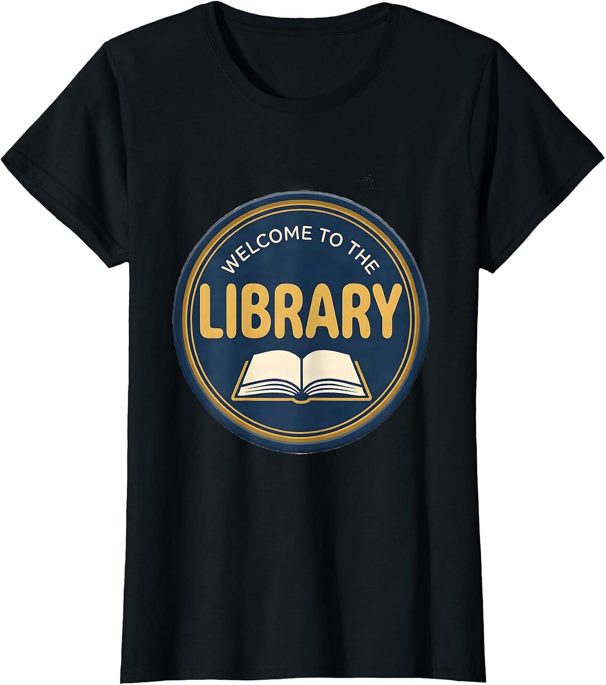 Welcome To The Library Funny Library Crew Teacher First Day T-Shirt - Black