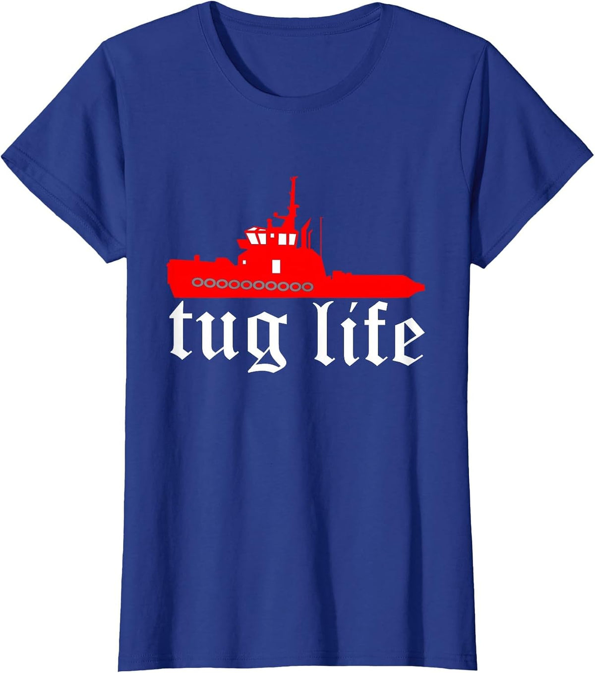 TUG Life Funny Tugboat t-Shirt T-Shirt - Royal Blue