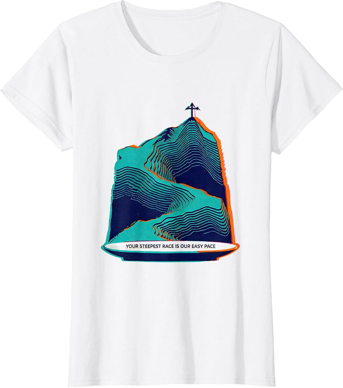 Your Steepest Race Is Our Easy Pace Funny Cross Country T-Shirt - White