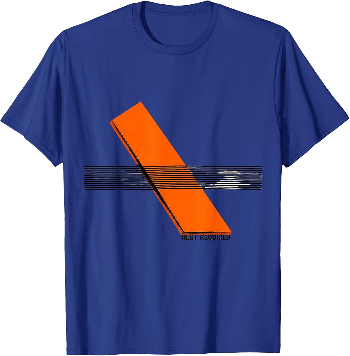 Men's Rest Required Funny Music Lover Gift Musicians Teacher Humor T-Shirt - Royal Blue