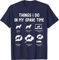 Nova Scotia Duck Tolling Retriever Toller Things Do Spare Ti T-Shirt - Navy Blue