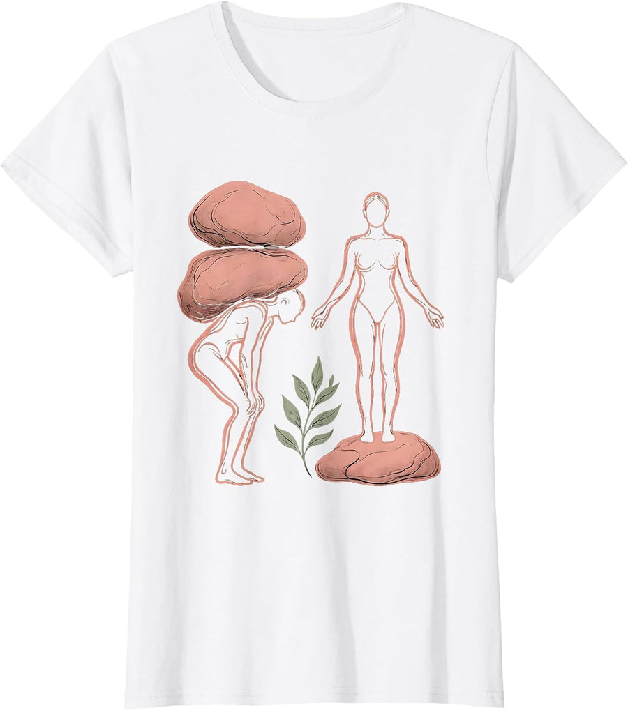 Women's Mental Health Matters Boulder Release Graphic T-Shirt - White