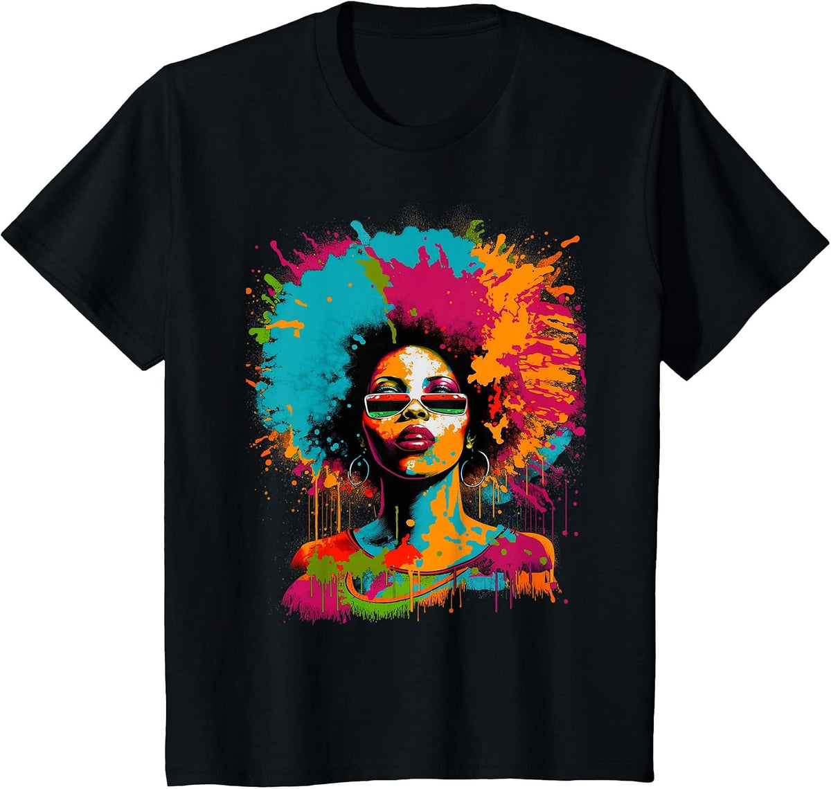 Black History Month African American Black Queen Juneteenth T-Shirt - Black