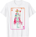 King of Hearts Halloween Costume Valentines Poker Couple Set T-Shirt - White