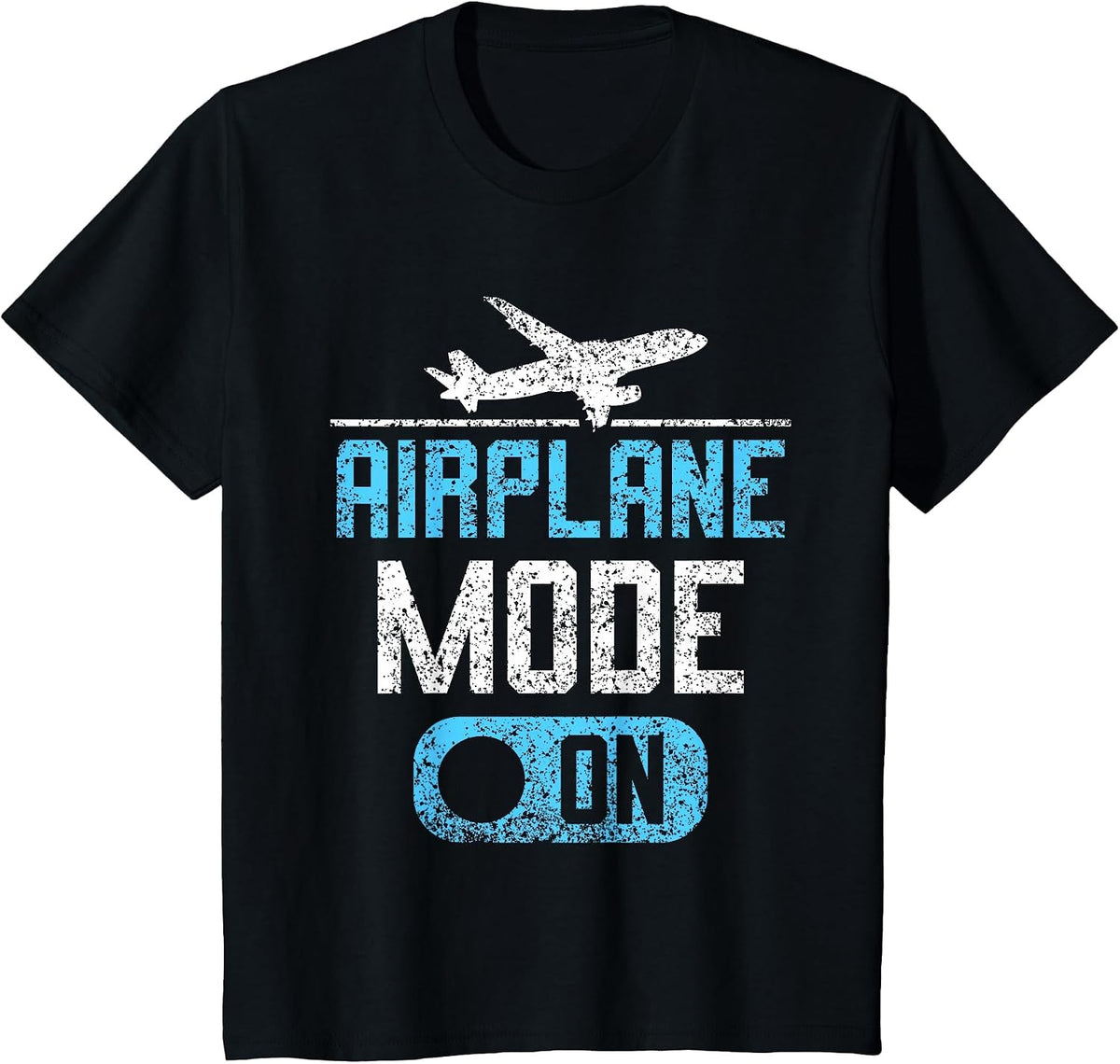 Aircraft Mode One Plane Guide Aviator Aeroplane Pilot T-Shirt - Black
