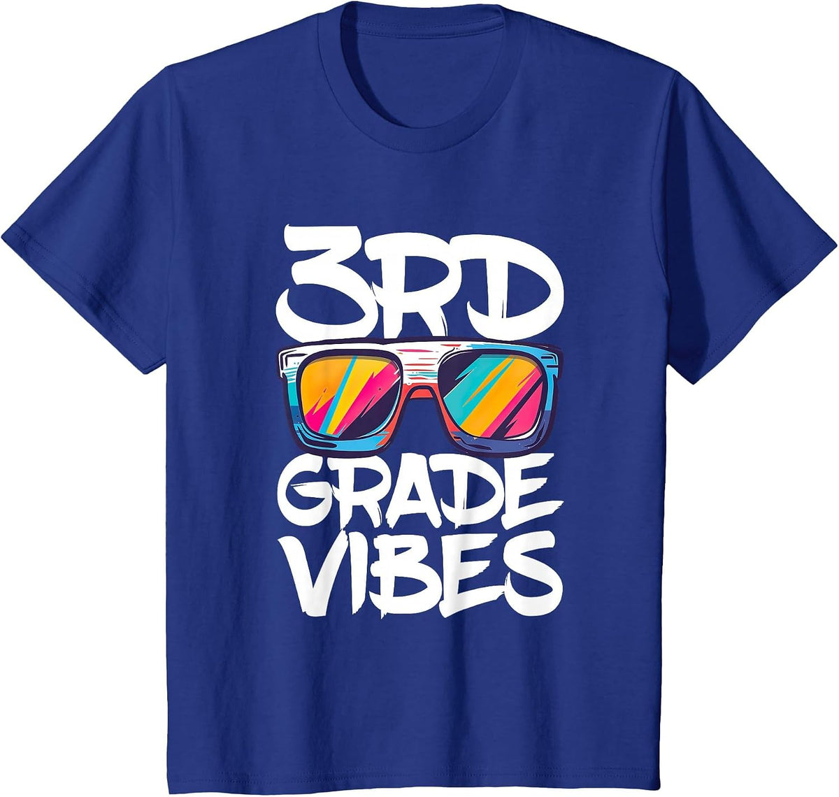 3rd Grade Vibes Shirt Back to School Third Grade Boy Girl T-Shirt - Royal Blue