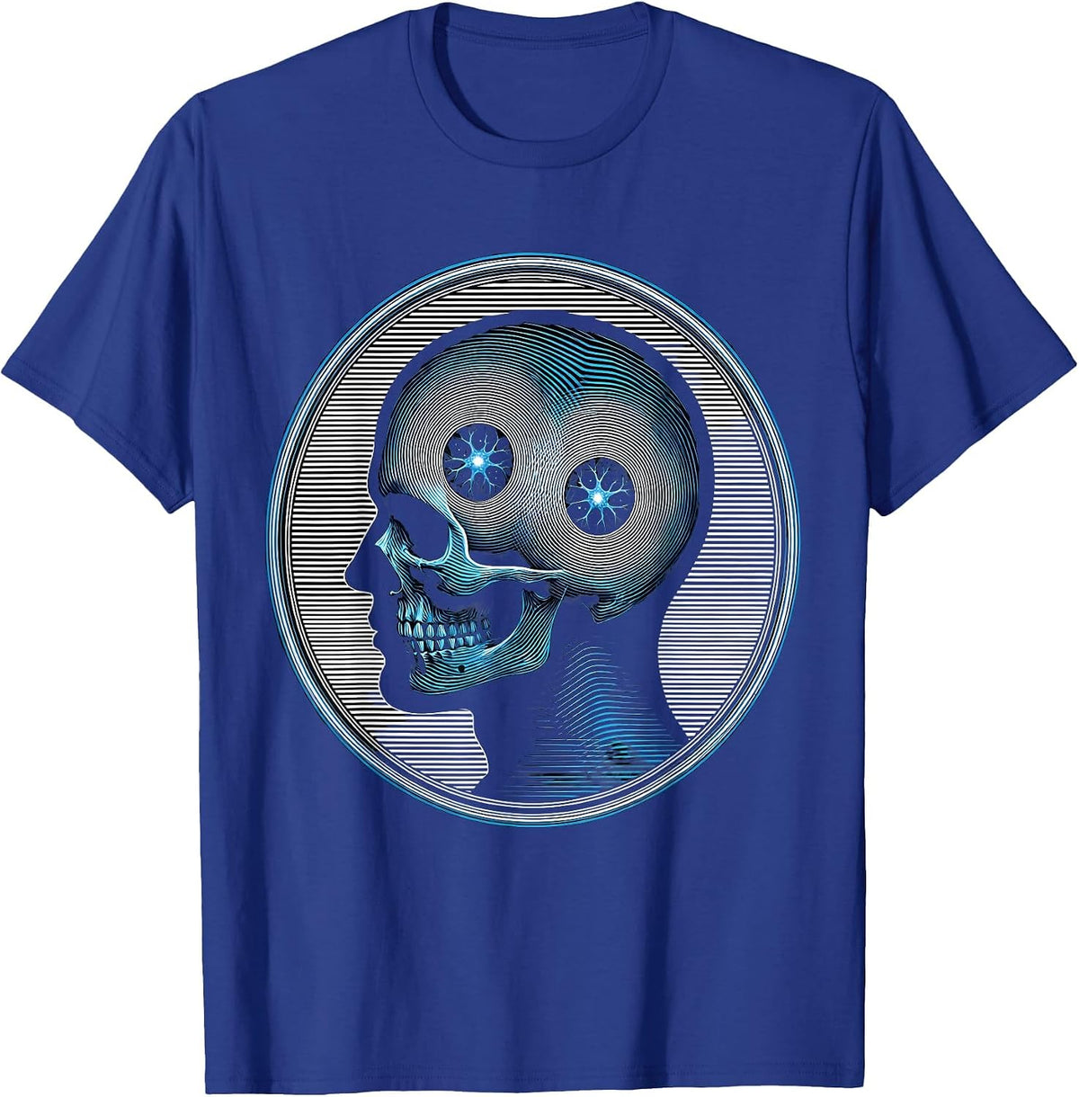 Neurodiversity Constellation Mind Graphic T-Shirt - Royal Blue