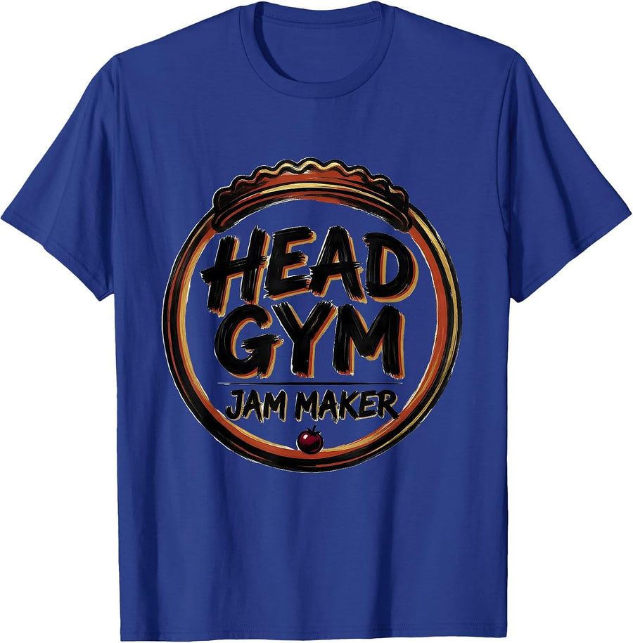 Head Gym Jam Maker Wholesome School Staff Role Appreciated T-Shirt - Royal Blue