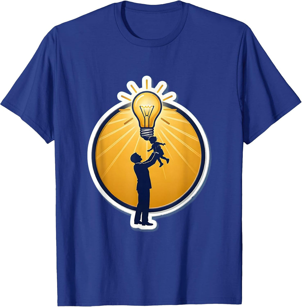 SPED Teacher Lifting Student Toward Light T-Shirt - Royal Blue