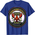 Corn Dump Deputy Cartoon Crawfish Mardi Gras Carnival Humor T-Shirt - Royal Blue