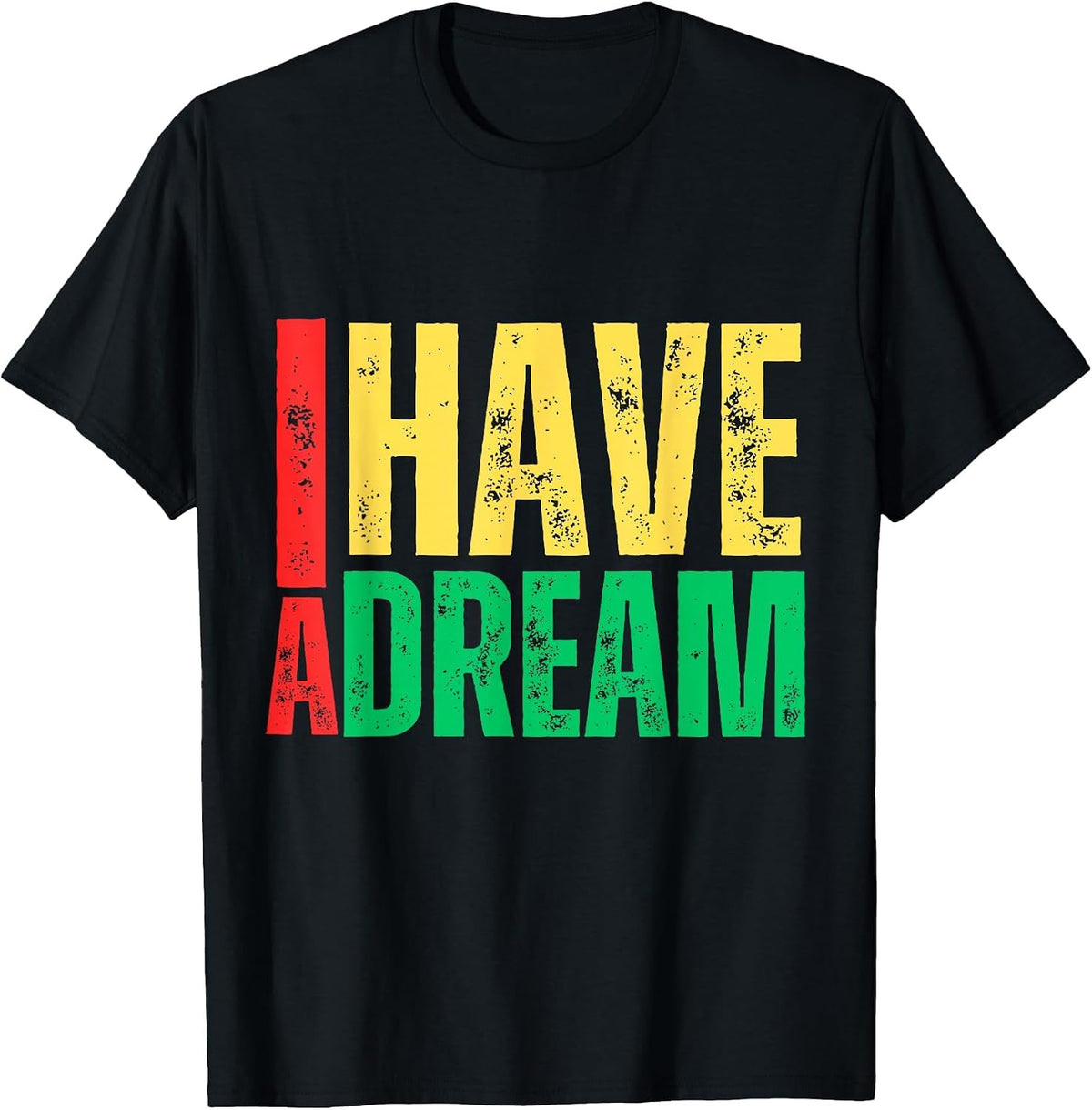 I Have A Dream Martin Luther King Jr Day Strength to Love T-Shirt - Black