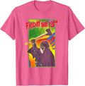 Friday the 13th Retro Game T-Shirt - Pink Heather