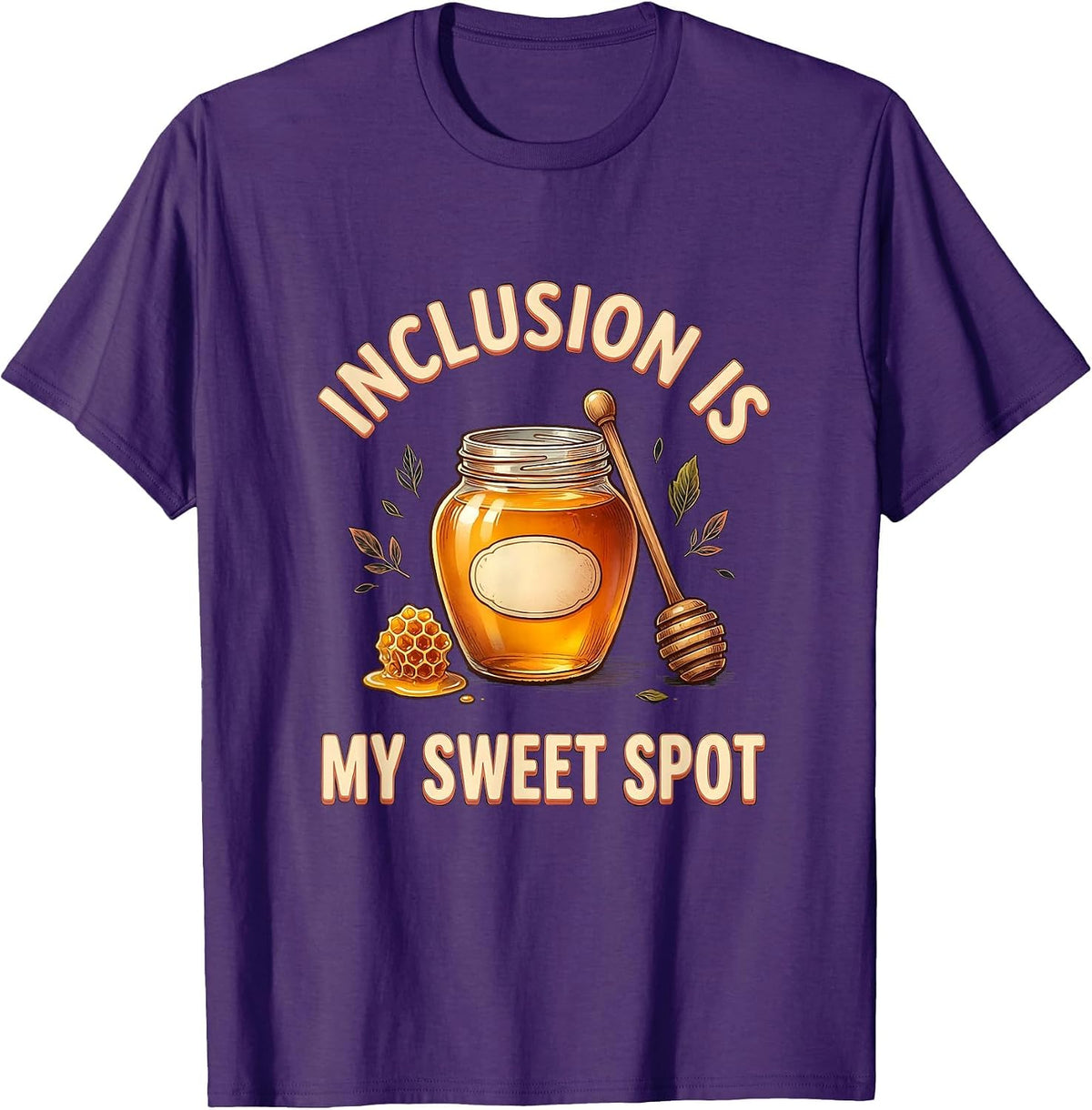 Men's Inclusion Is My Sweet Spot Whimsical Special Education T-Shirt - Purple