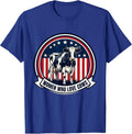 Women Who Love Cows Cute Cow Lover Design T-Shirt - Royal Blue