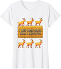 Women's I Keep More Goats Than I Expected Funny Goat Farmer Animal T-Shirt - White