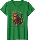 Women's New Year Same Old Loaf Funny Cat Lover Humor T-Shirt - Kelly Green
