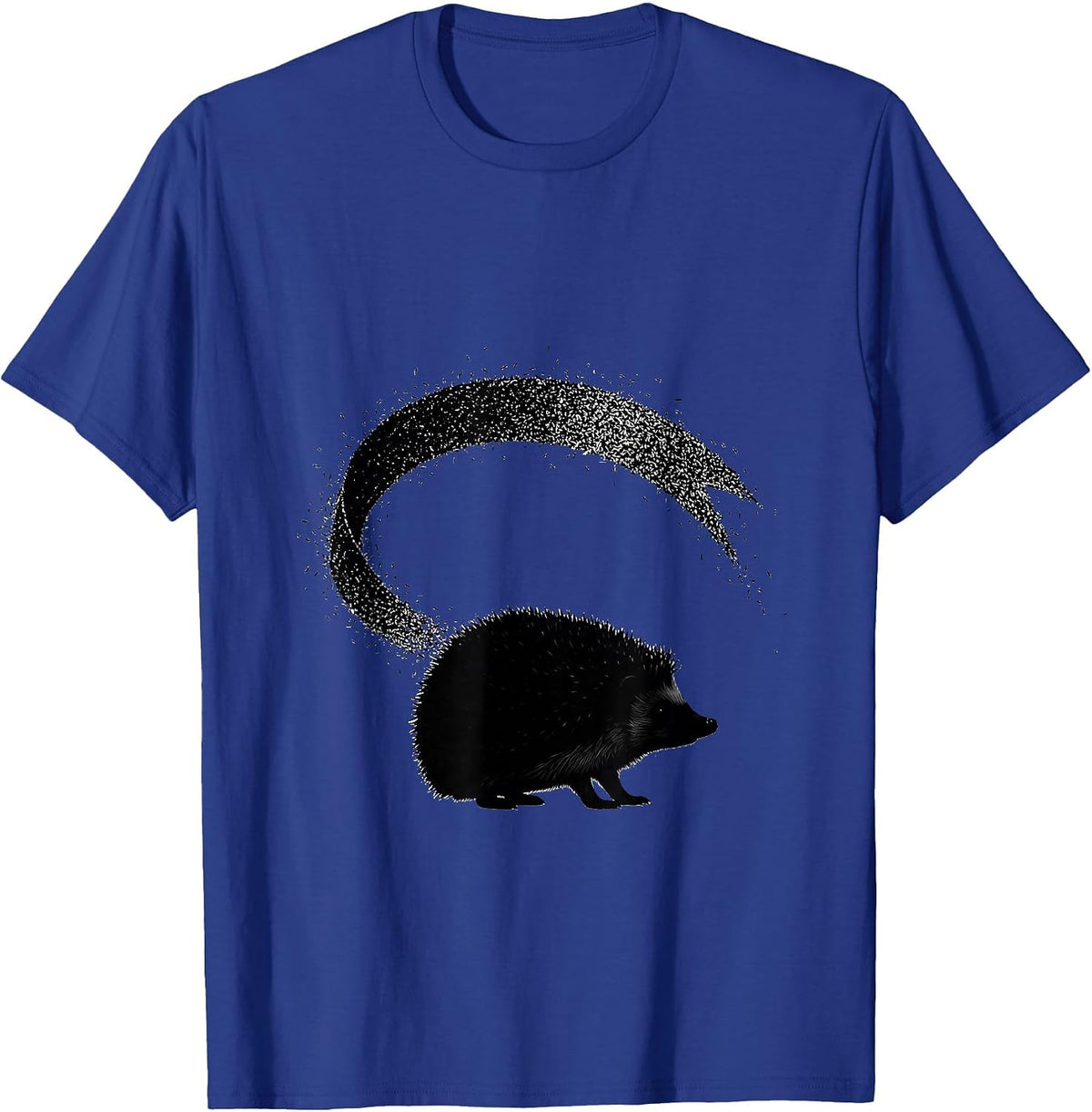 Men's Hedgehog Silhouette Whimsical Animal Lover Gift T-Shirt - Royal Blue