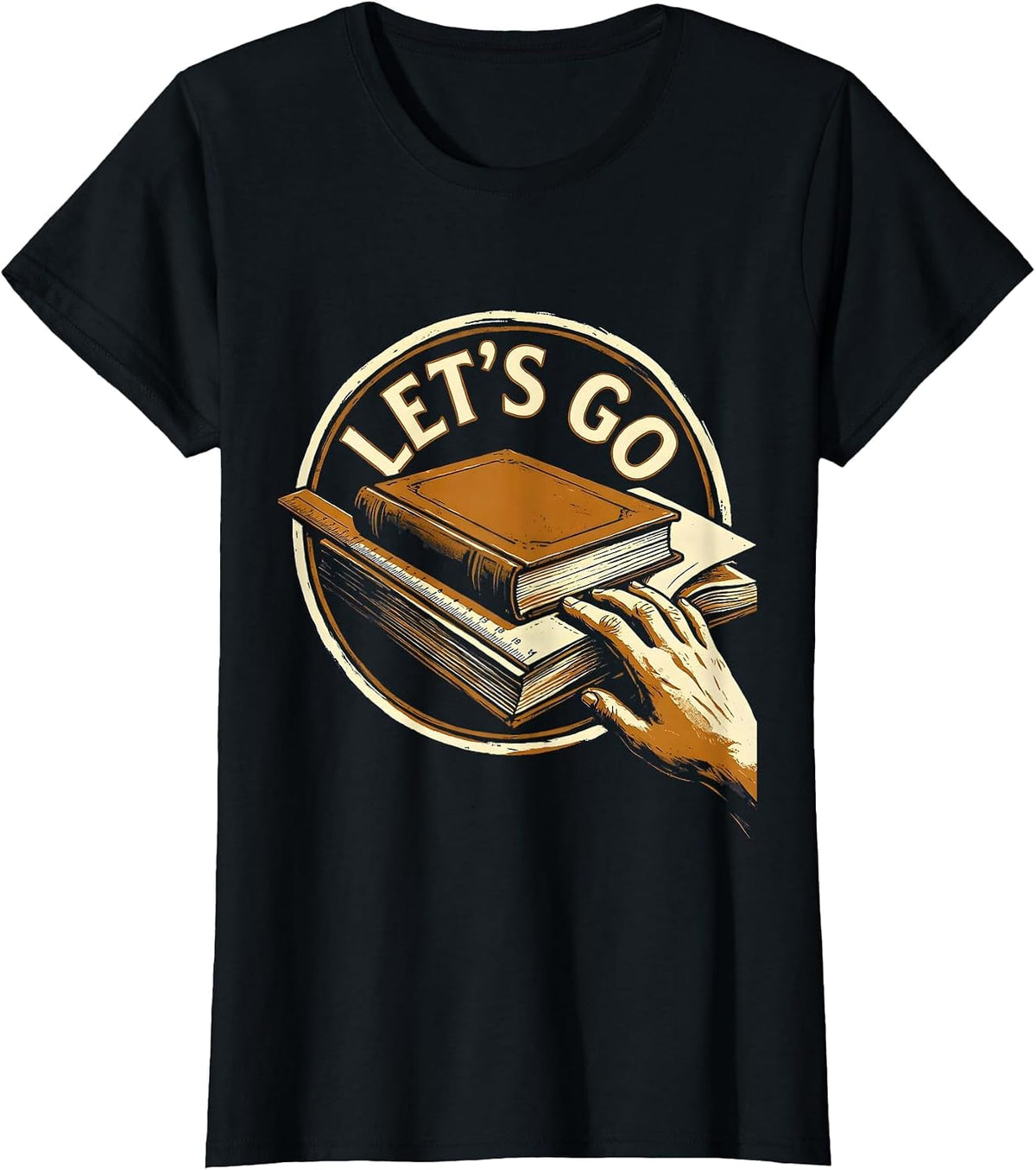 Let's Go Witty English Literature Class Teacher Starter T-Shirt - Black