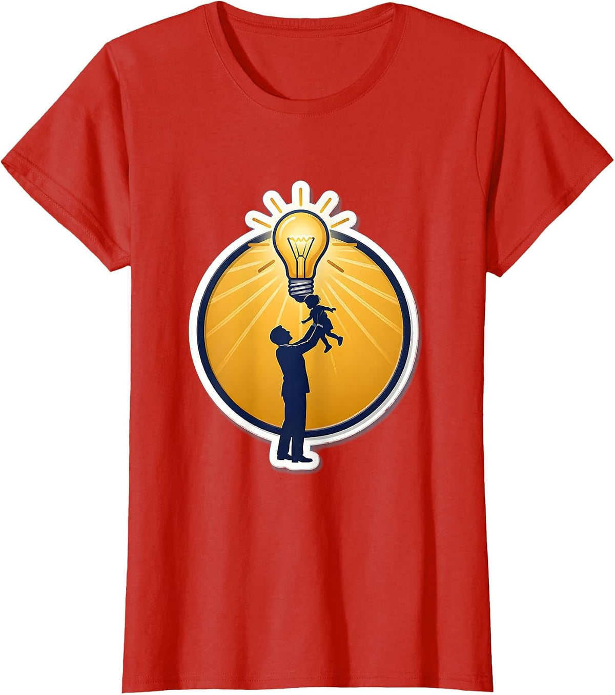 SPED Teacher Lifting Student Toward Light T-Shirt - Red