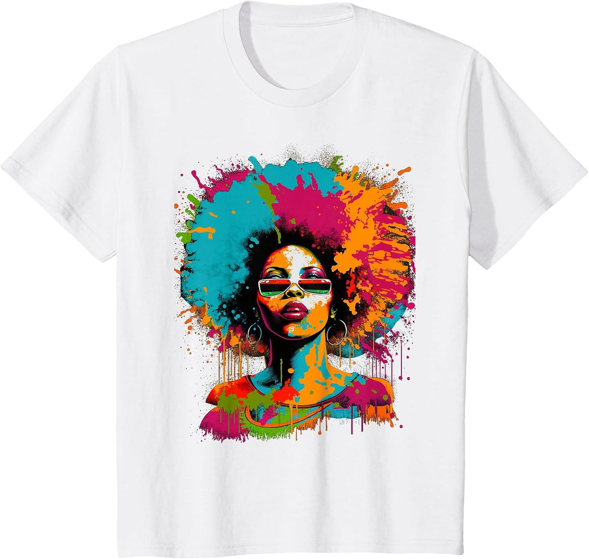 Black History Month African American Black Queen Juneteenth T-Shirt - White