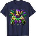 Video Game Controller Carnival Costume Kids Boys Mardi Gras T-Shirt - Navy Blue