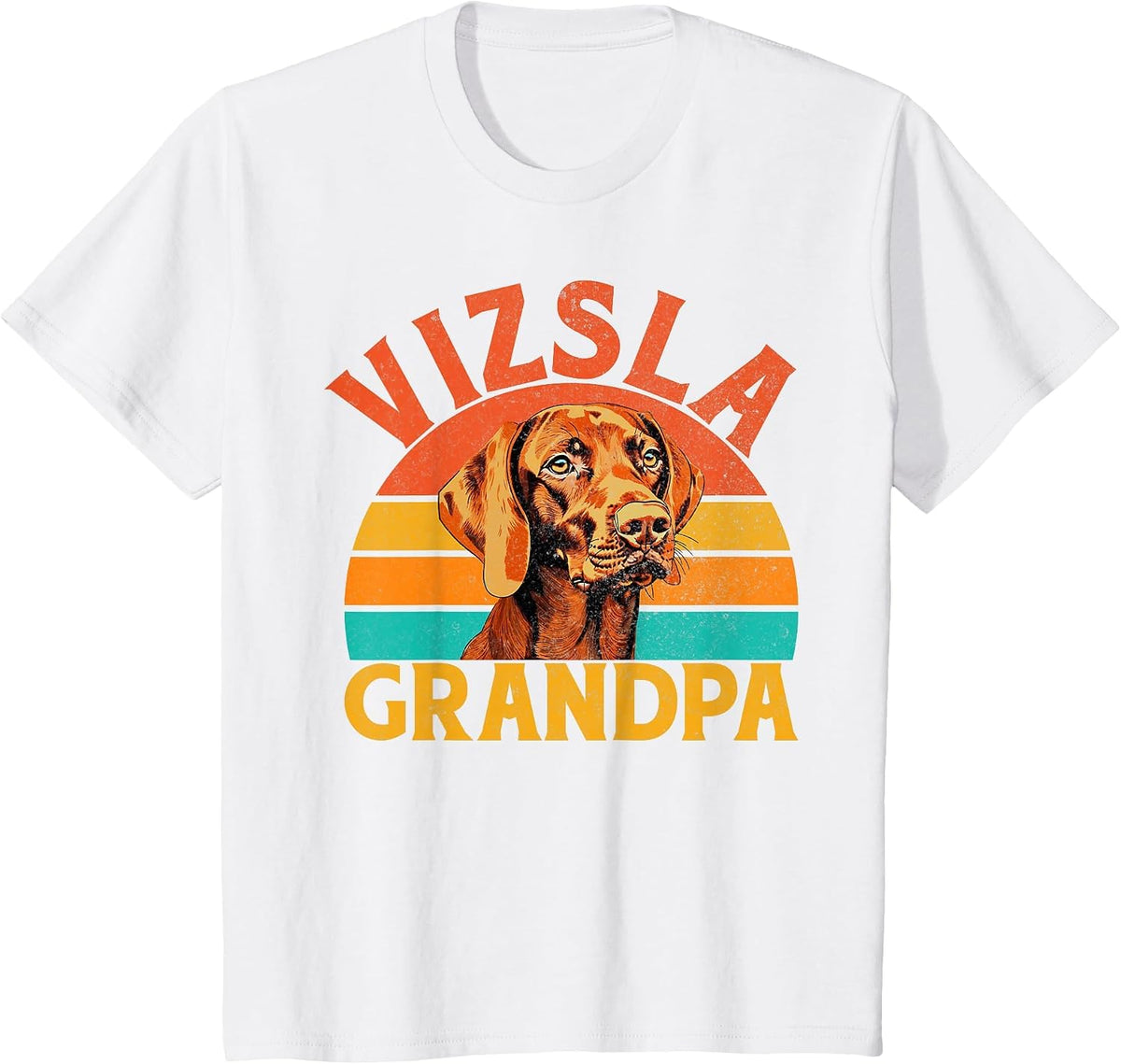 Vizsla Grandpa Vizsla T-Shirt - White