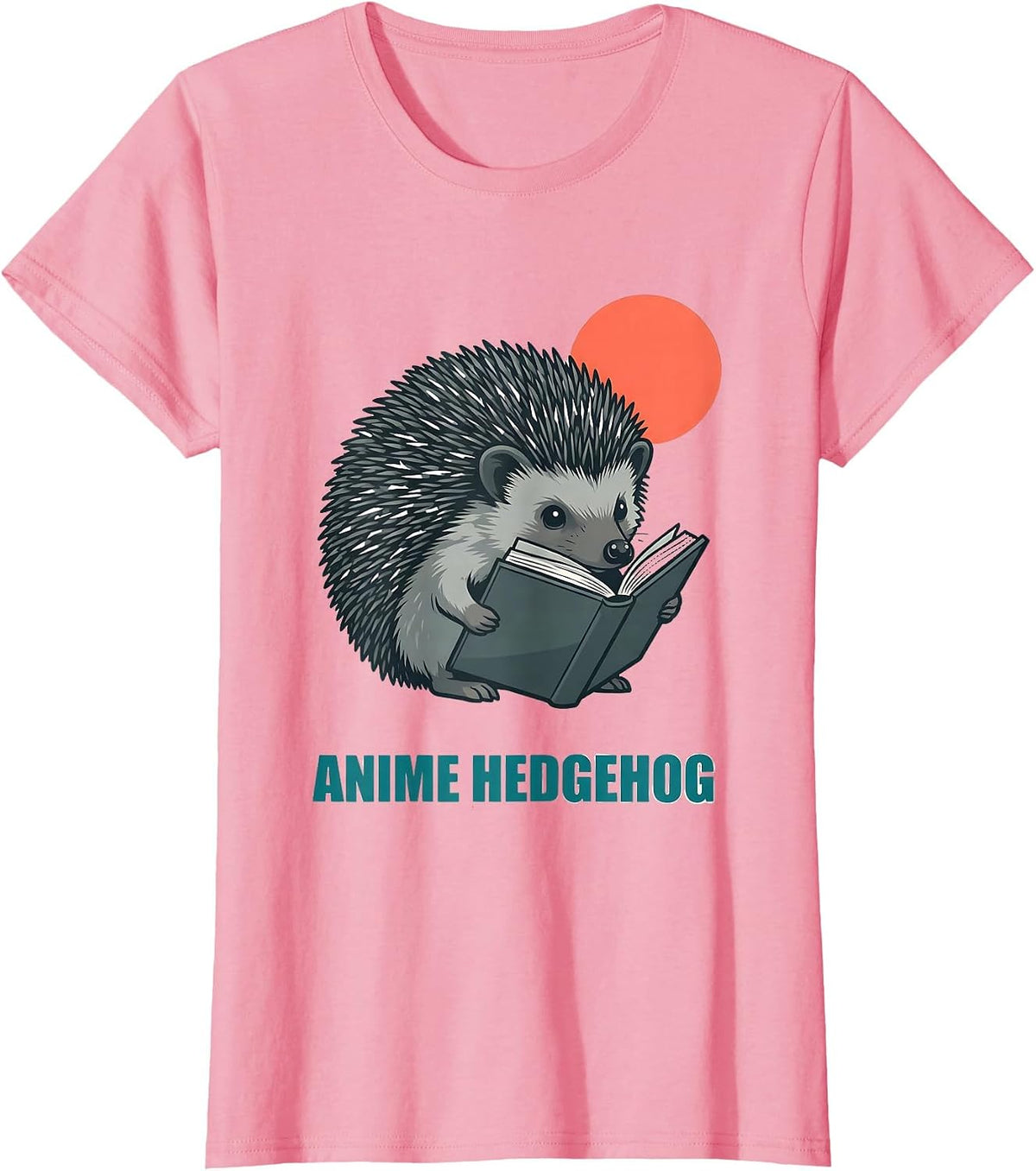 Women's Anime Hedgehog Kawaii Chibi Hedgehog Gamer Anime Fan Gift T-Shirt - Pink