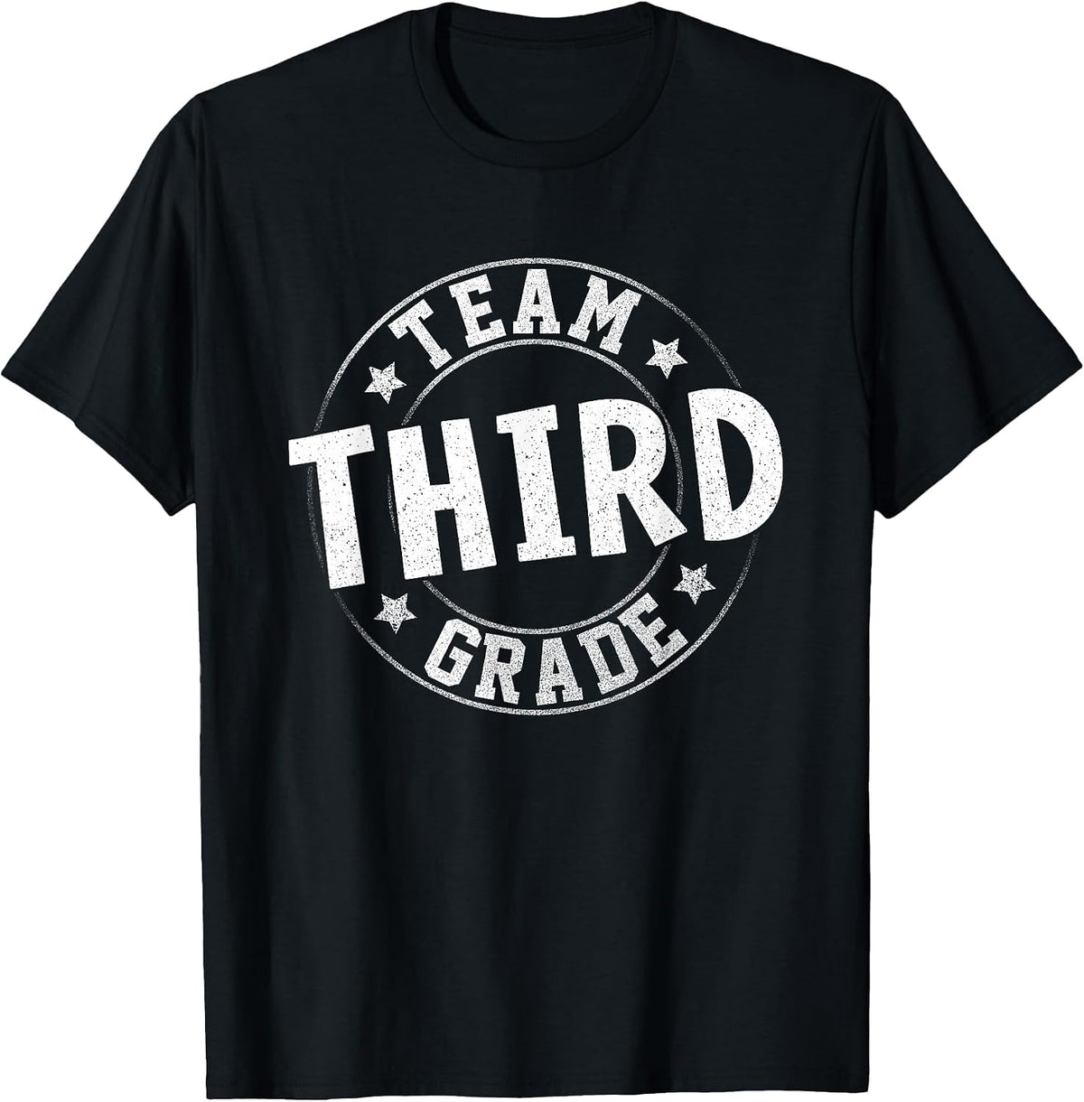 Team Third Grade Teacher Student Back to School 3rd Grade T-Shirt - Black