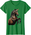 Women's My Horse Insists He's Magic Funny Horse Lover Gift T-Shirt - Kelly Green