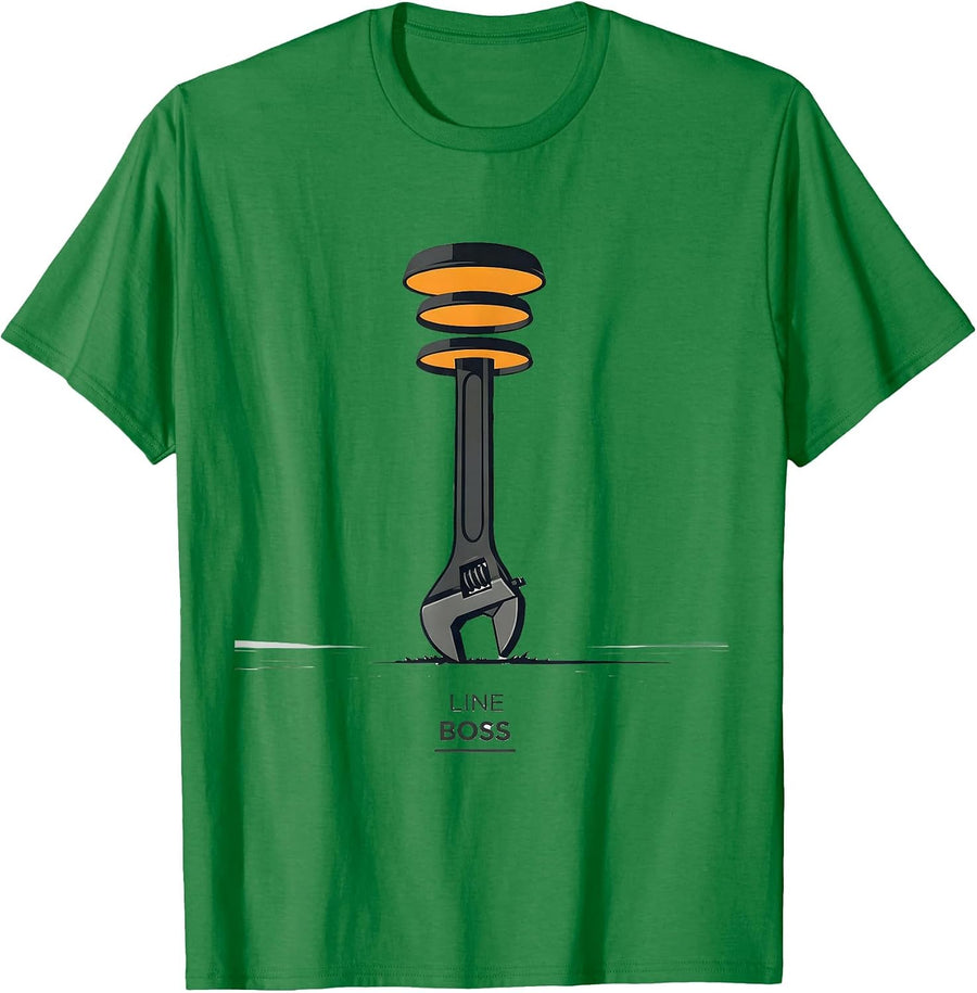 Men's Line Boss Editorial Conceptual Drag Racing RC Car Enthusiast T-Shirt - Kelly Green